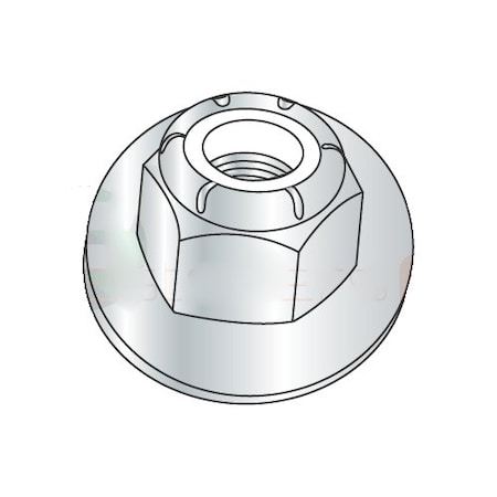 Nylon Insert Lock Nut, 1/2-13, Steel, Zinc Plated, 300 PK